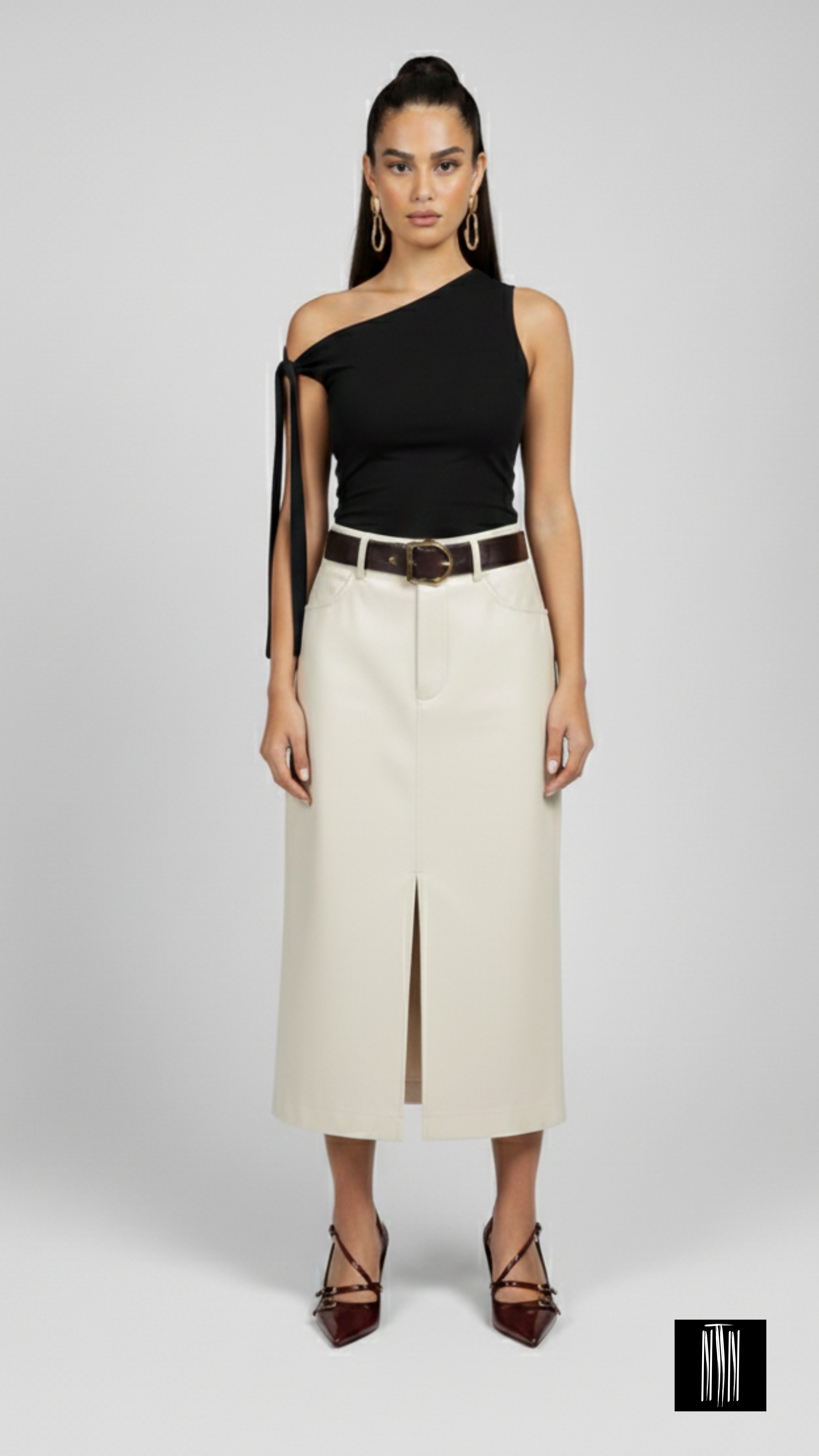 Azure Muse - Tranquil Waves Sleeveless Top