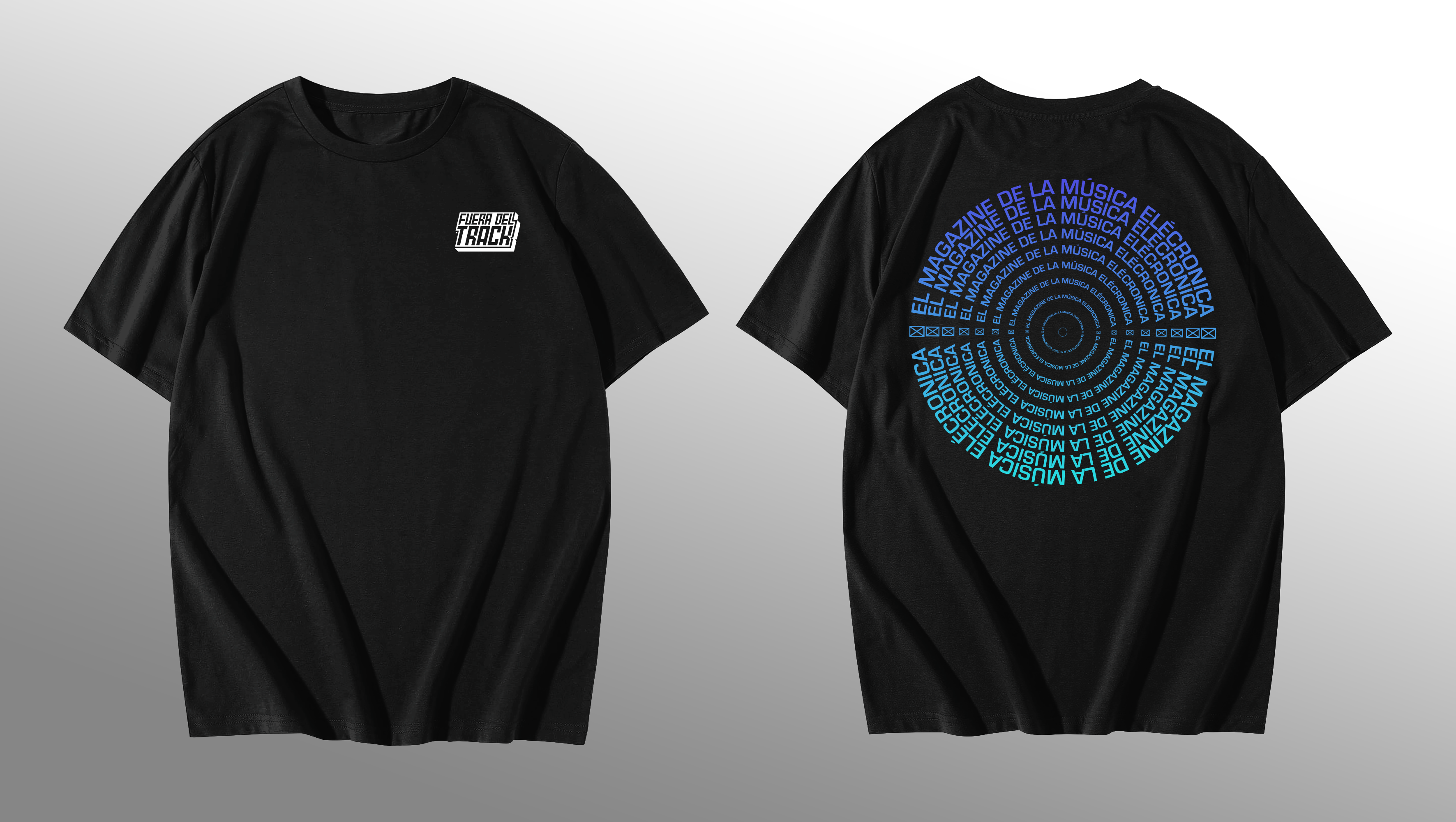 FUERA DEL TRACK Black T-shirt