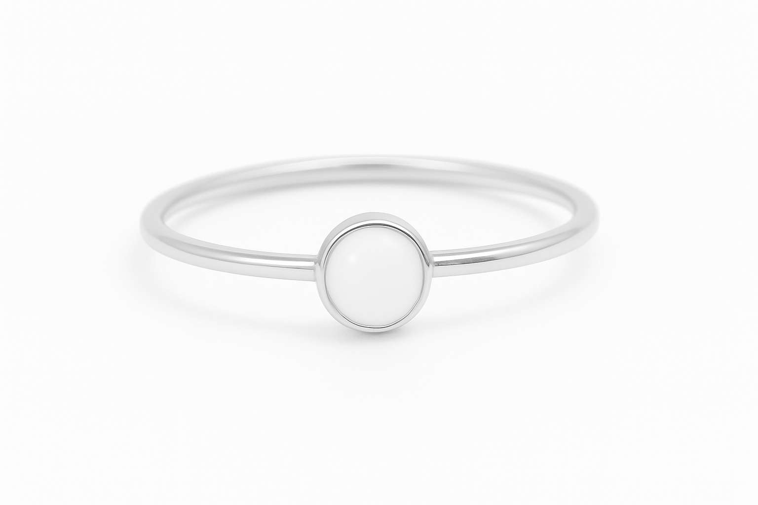 Ivy | Moedermelk ring zilver
