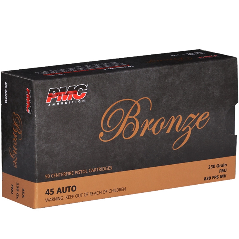 PMC Bronze 45 ACP - 230 Grain FMJ