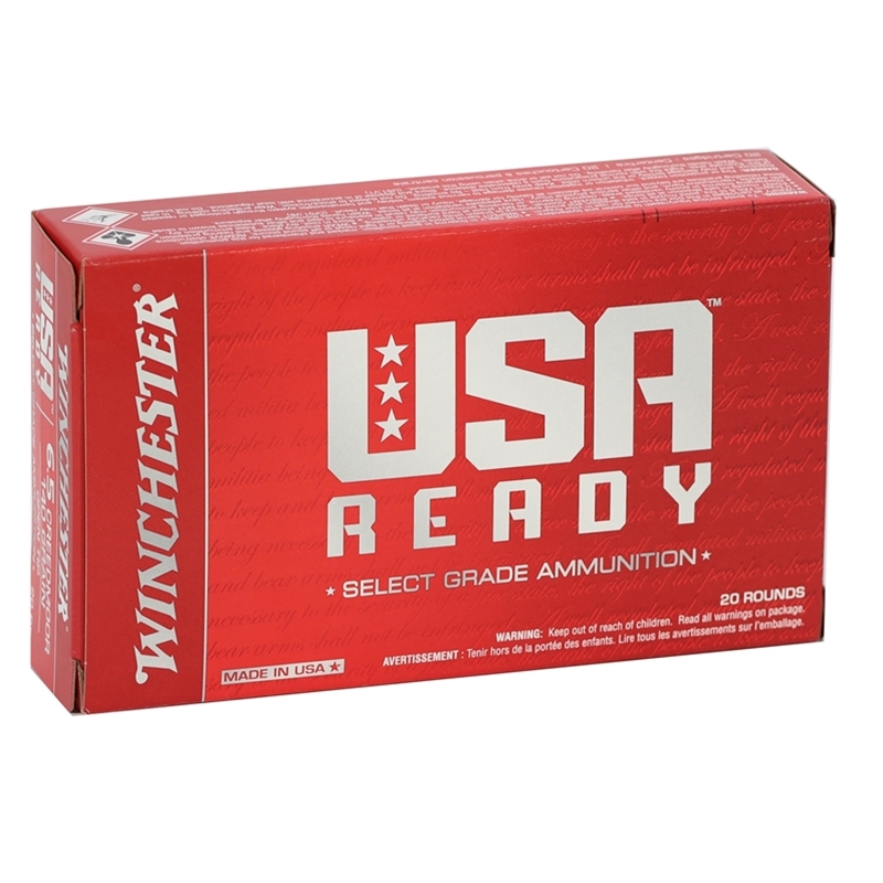 Winchester USA 6.5 Creedmoor - 140 Grain Open Tip