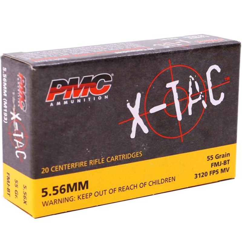 PMC X-TAC 5.56mm - 55 Grain FMJ-BT