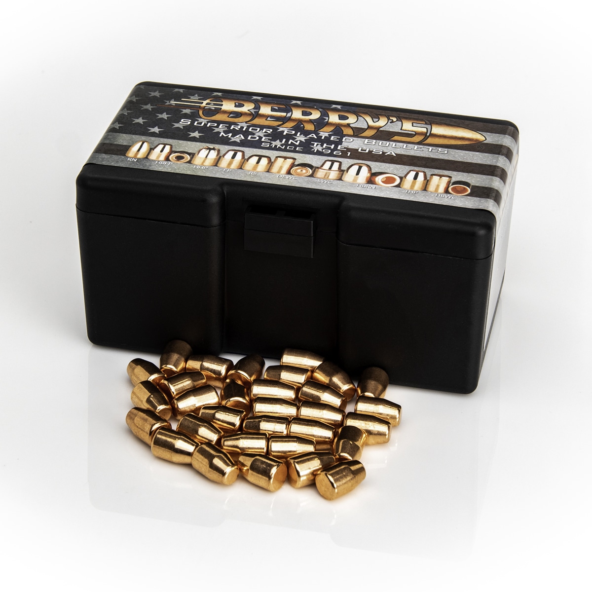 .40 S&W/10mm (.401) 180 gr Flat Point