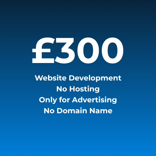 Basic Website Package For £300