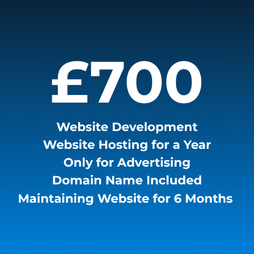 Basic Website Package For £700