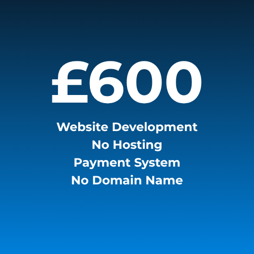E-Commerce Website Package For £600