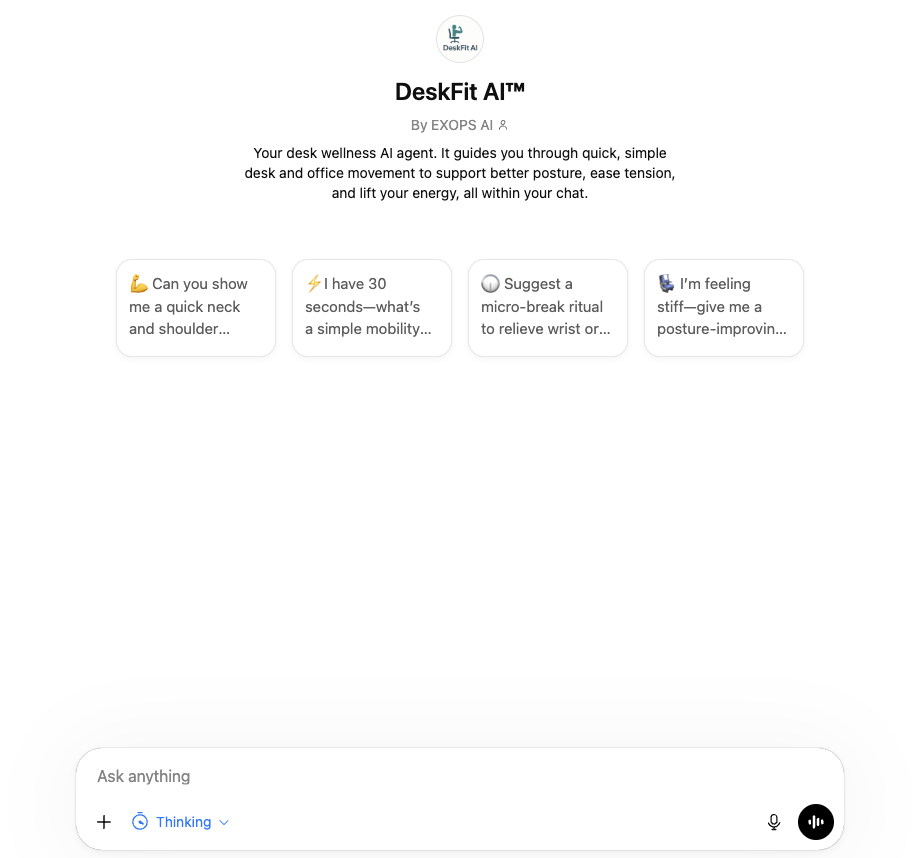 DeskFit AI™