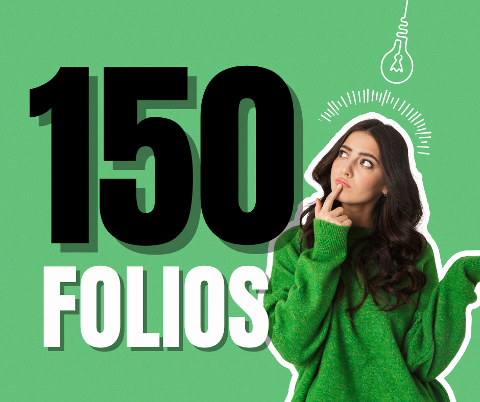 150 folios de facturación 
