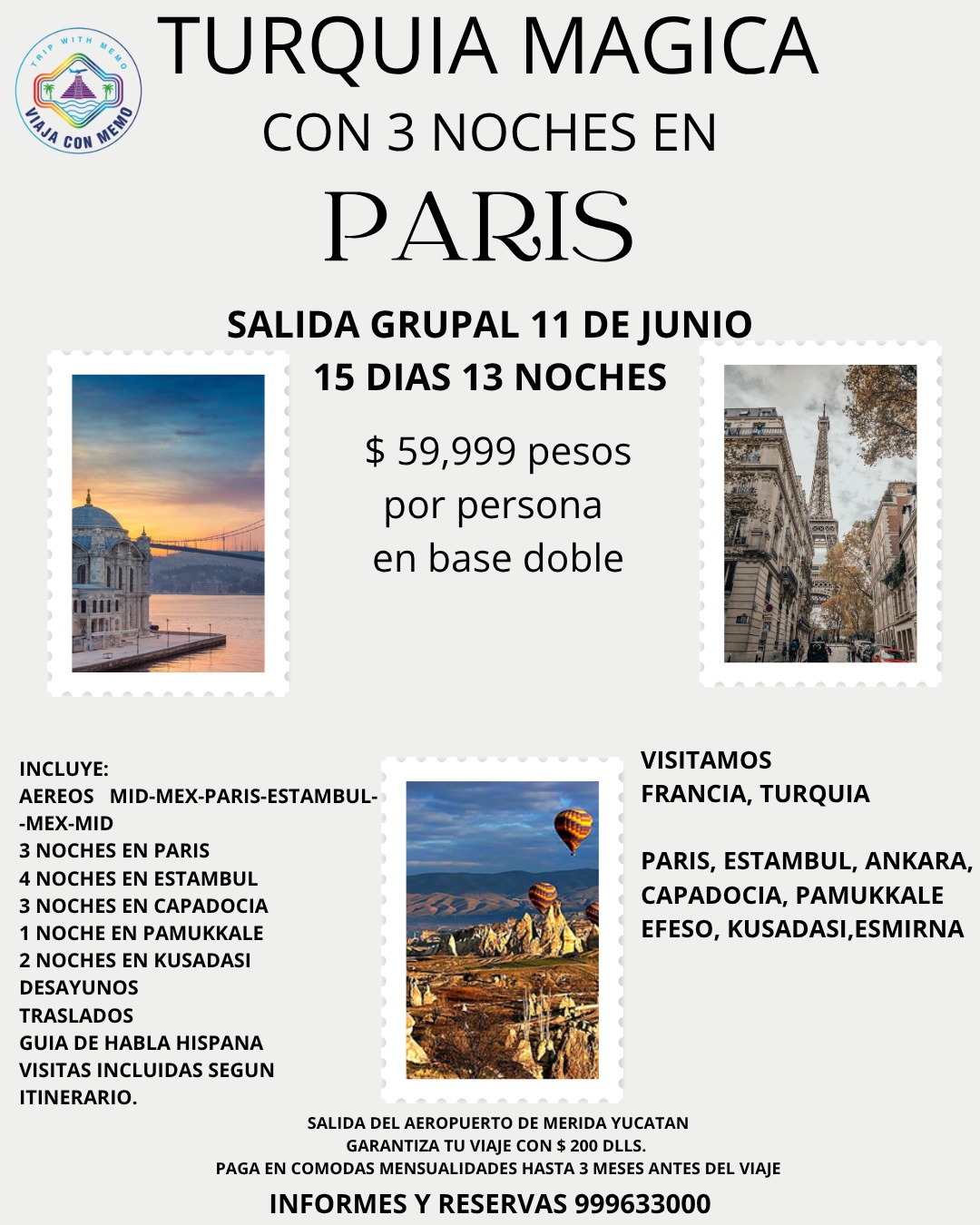 Turquía Mágica con 3 noches en París