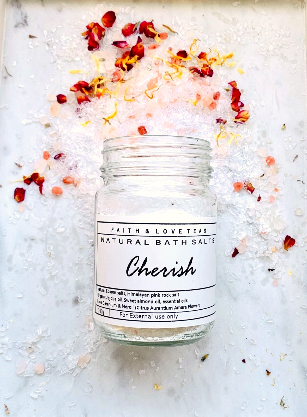 CHERISH – Romantic & Nourishing Bath Salt 
