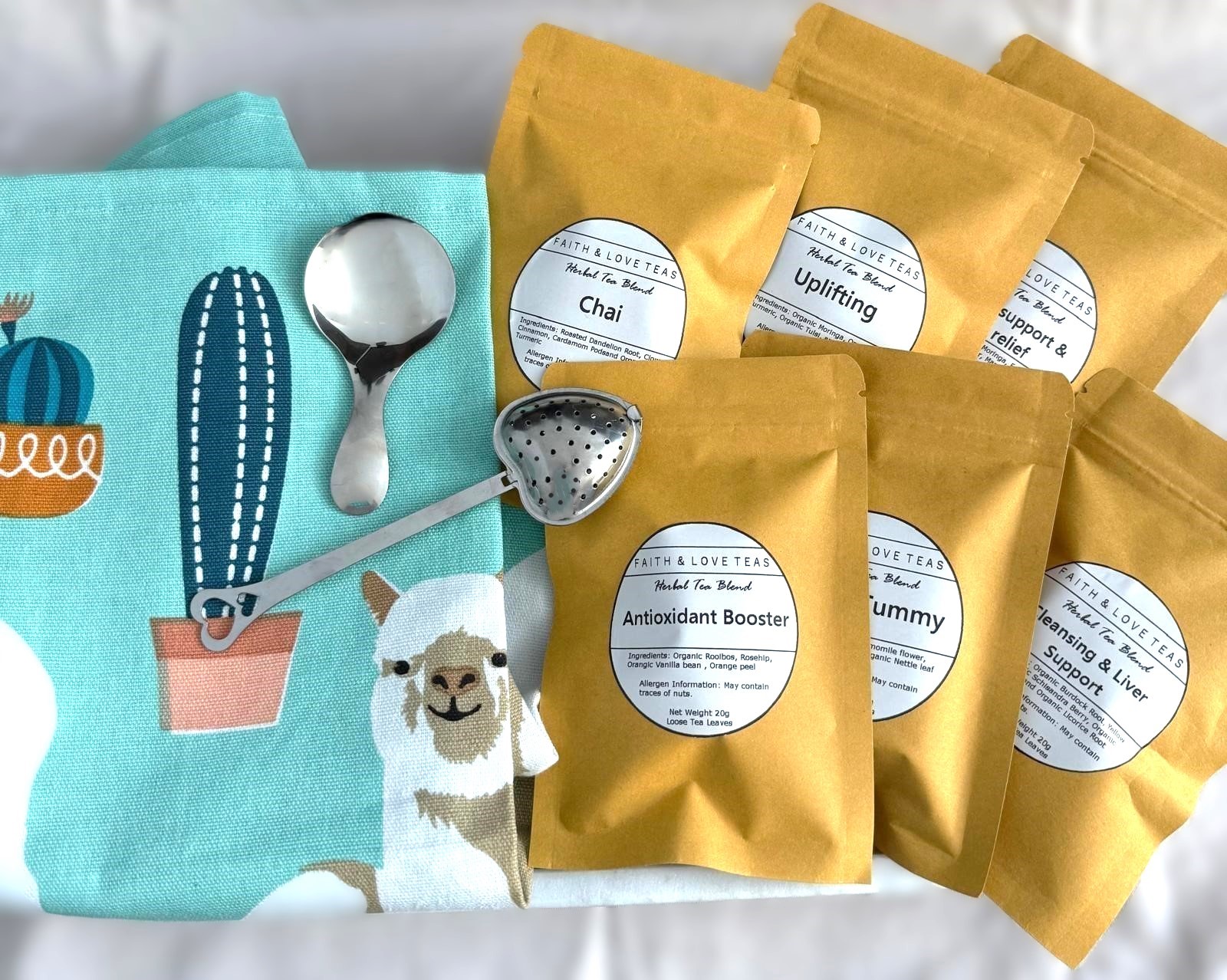 Artisan Herbal Teas Gift Set – Perfect Wellness Gift for Tea Lovers | Ideal Gift for Her | Customise Your Gift Set