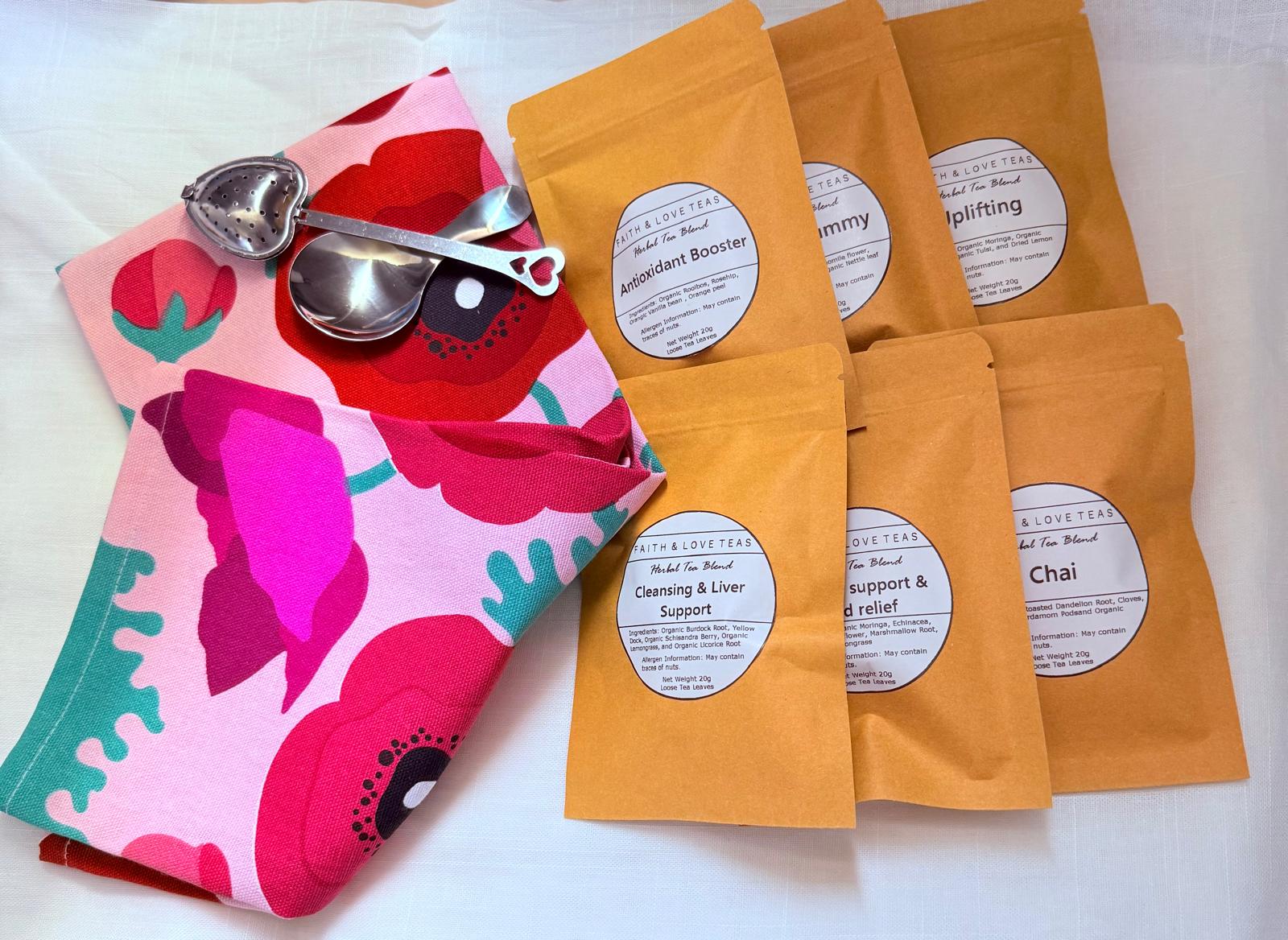 Artisan Herbal Teas Gift Set – Perfect Wellness Gift for Tea Lovers | Ideal Gift for Her | Customise Your Gift Set