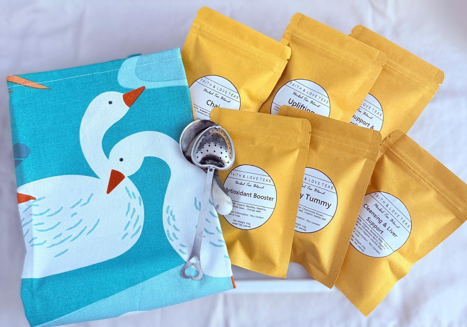 Artisan Herbal Teas Gift Set – Perfect Wellness Gift for Tea Lovers | Ideal Gift for Her | Customise Your Gift Set