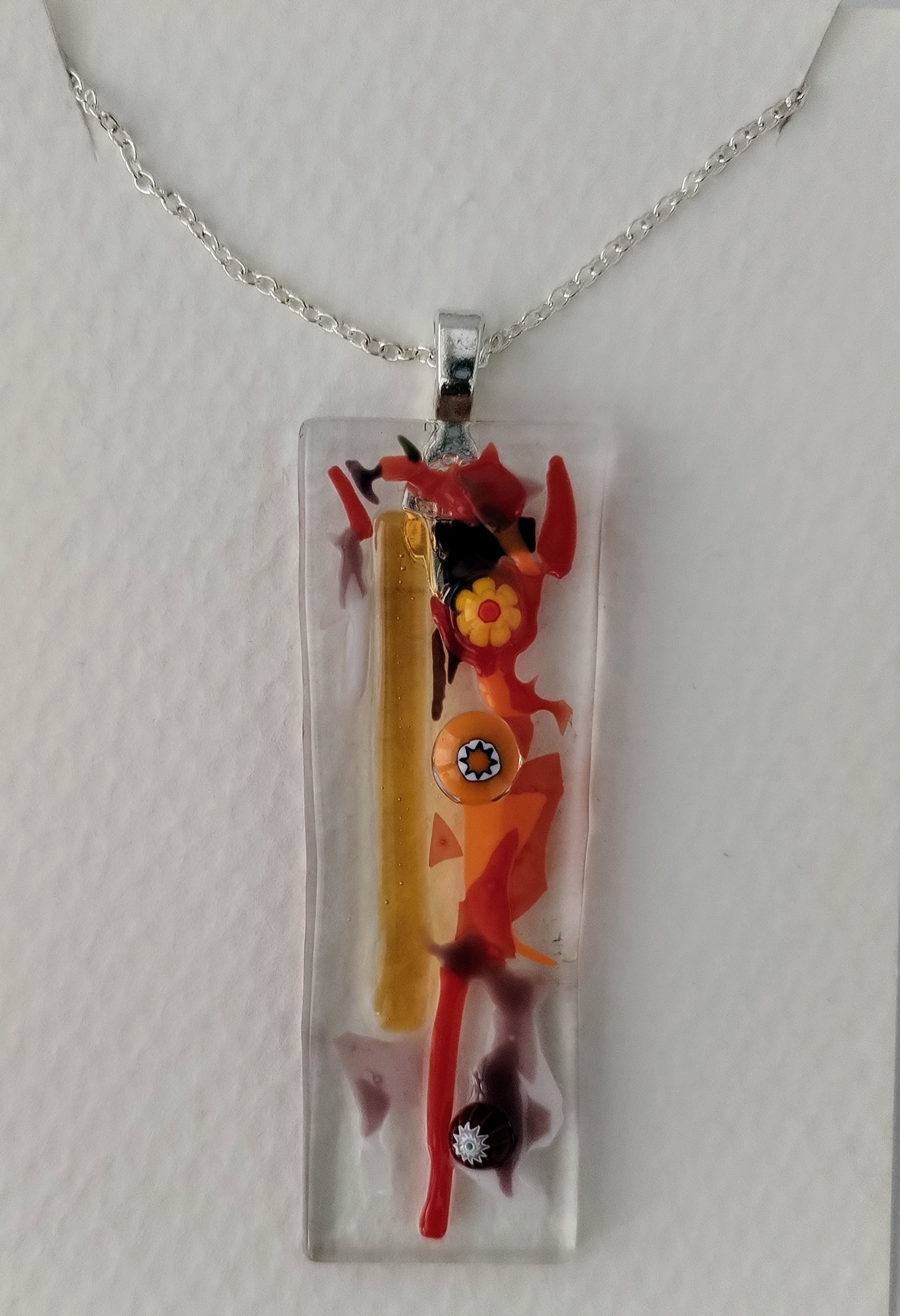 Joyería / Dije de vidrio fusionado