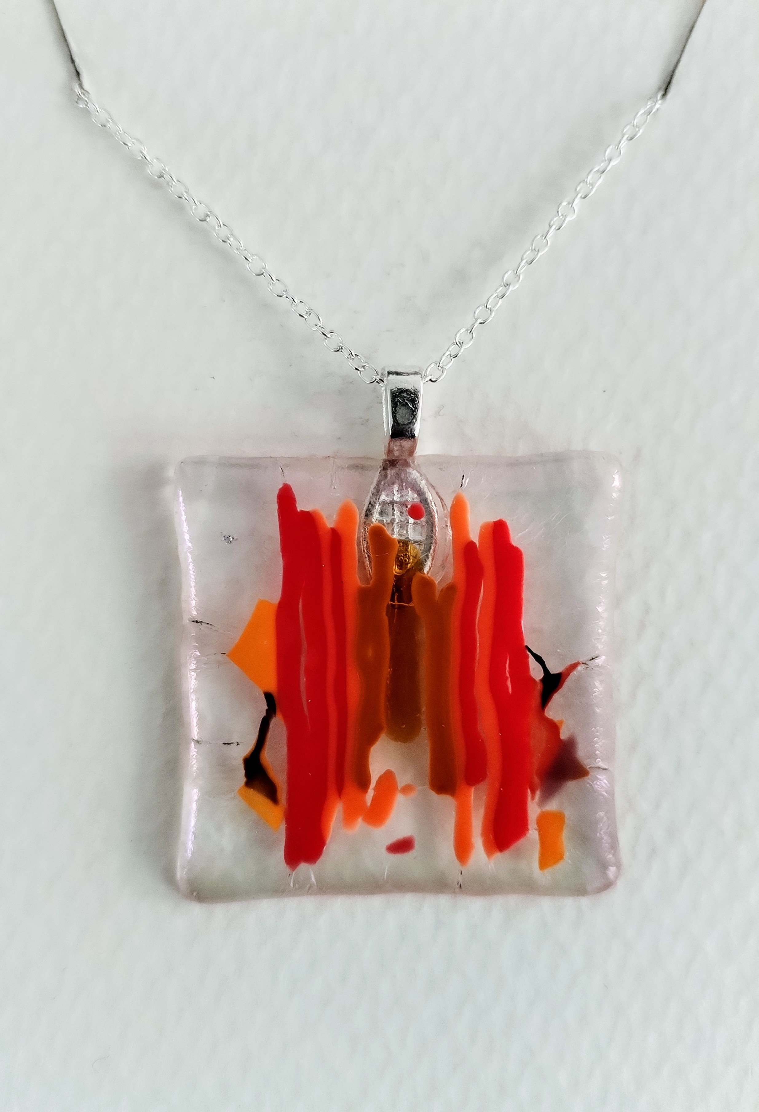 Joyería / Dije de vidrio fusionado