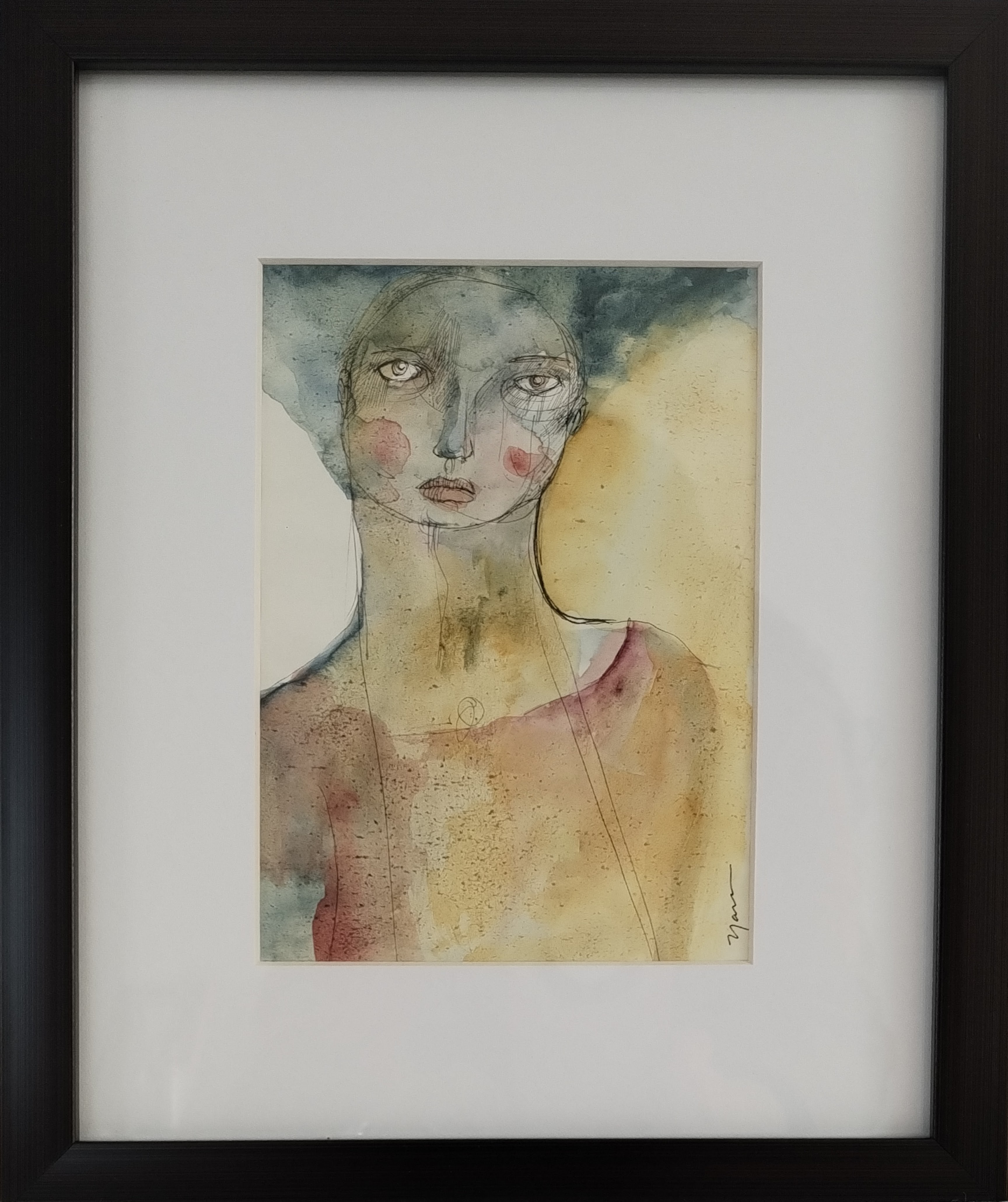 Acuarela, pieza original