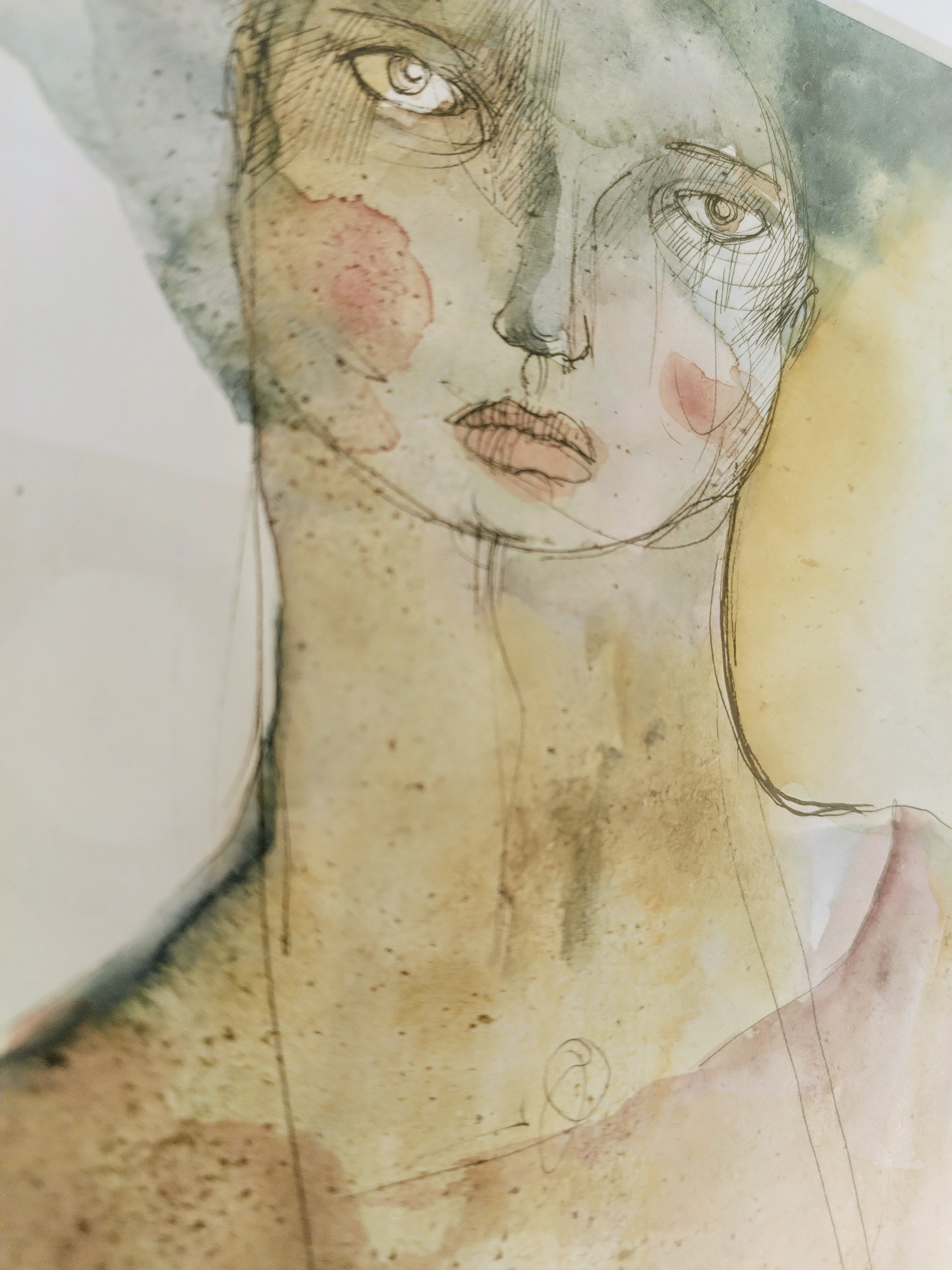 Acuarela, pieza original