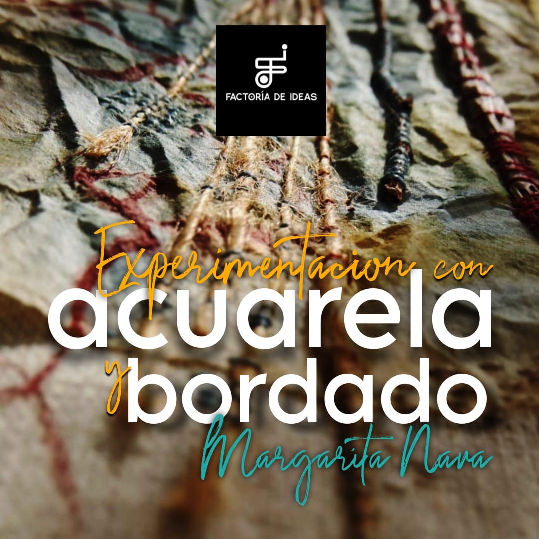 Experimentación en acuarela y bordado