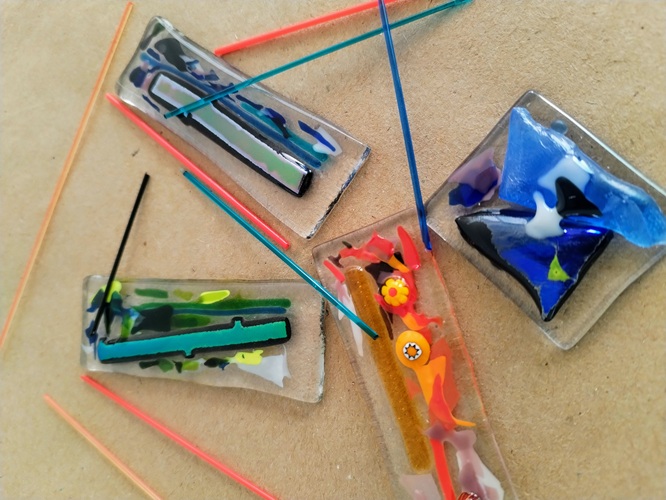 Experiencia con vidrio fusionado