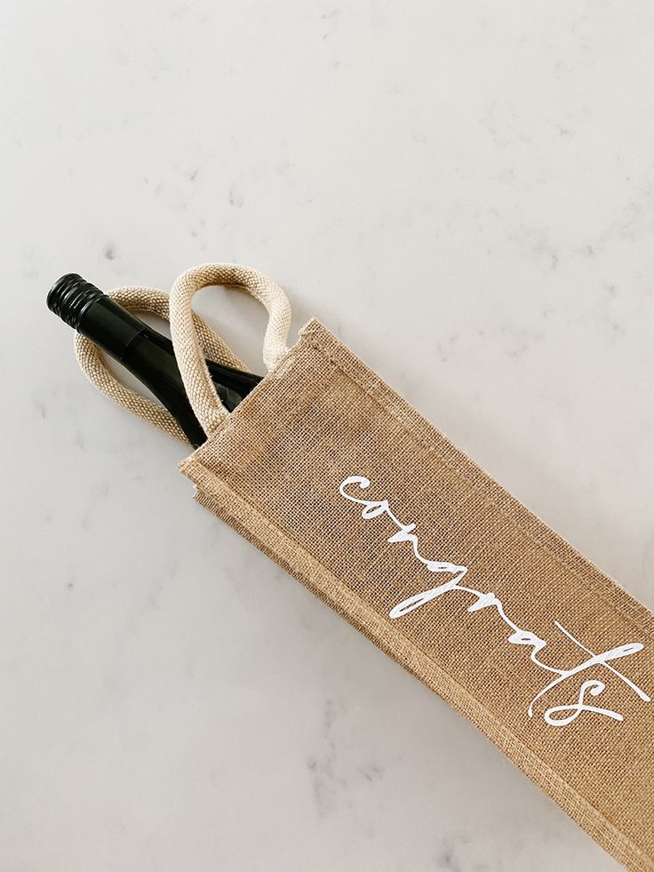 Jute Wine Bag