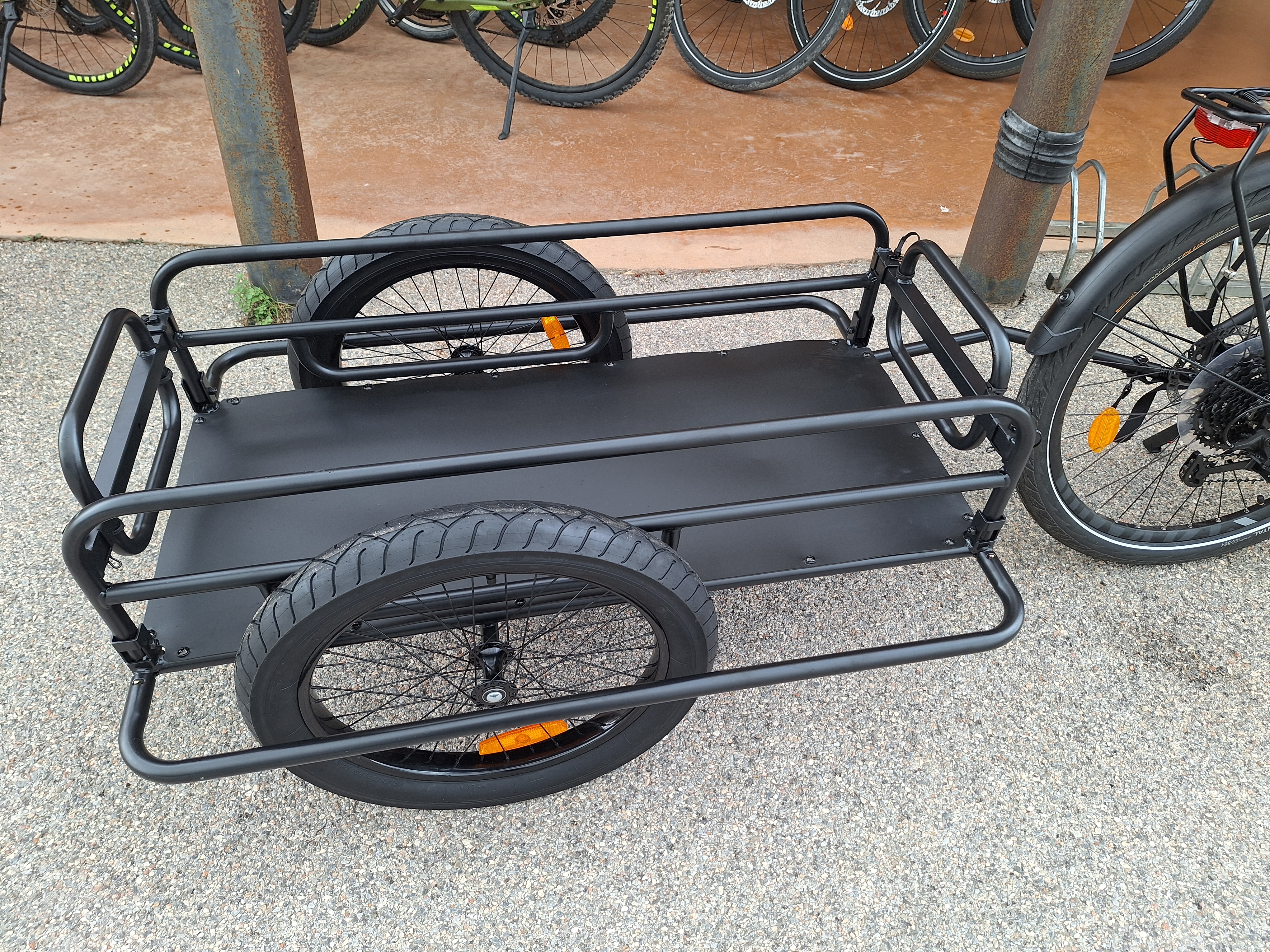 Remorque tout terrain grosses roues