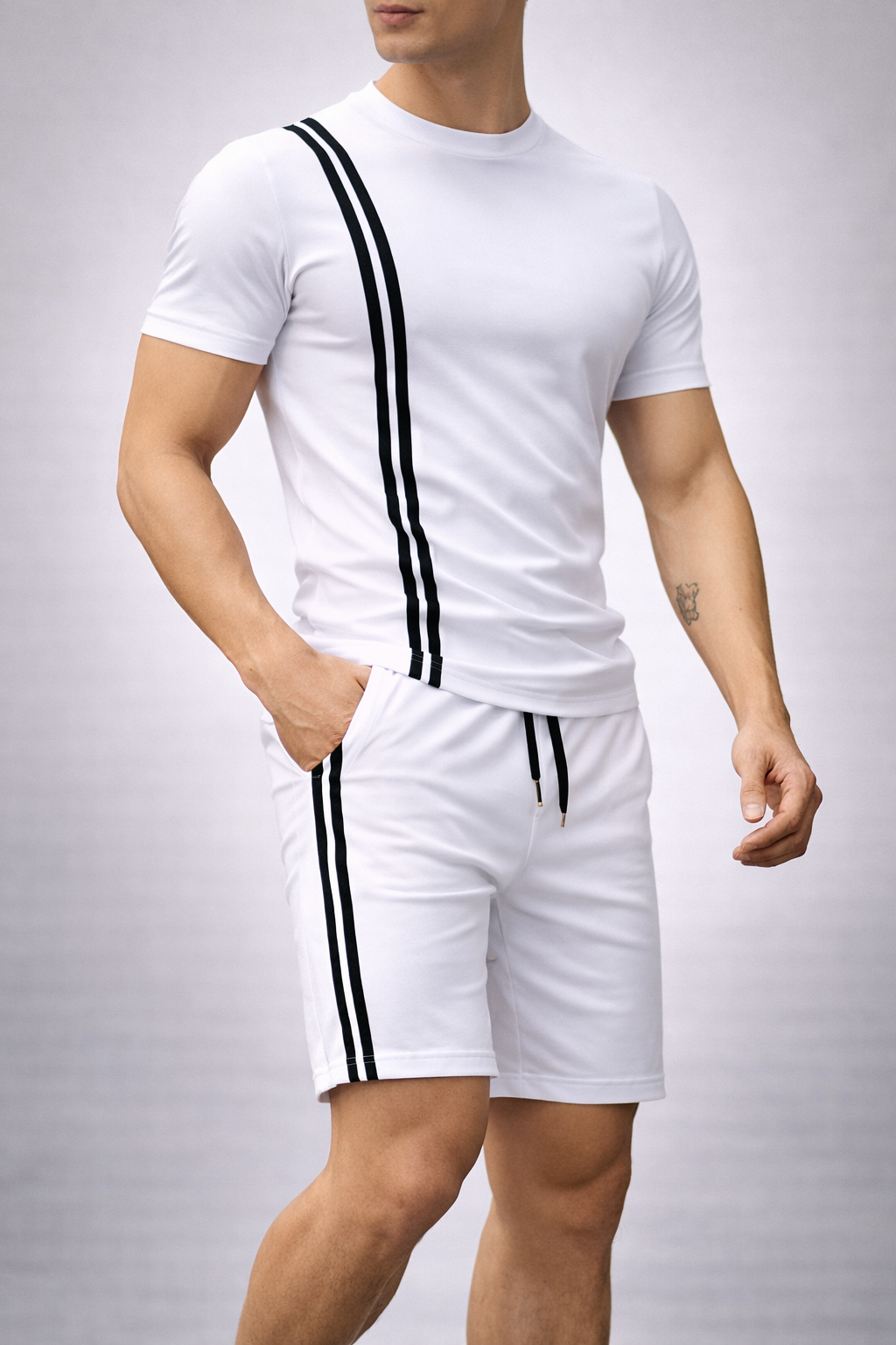 Conjunto Deportivo 2 rayas Slim fit 