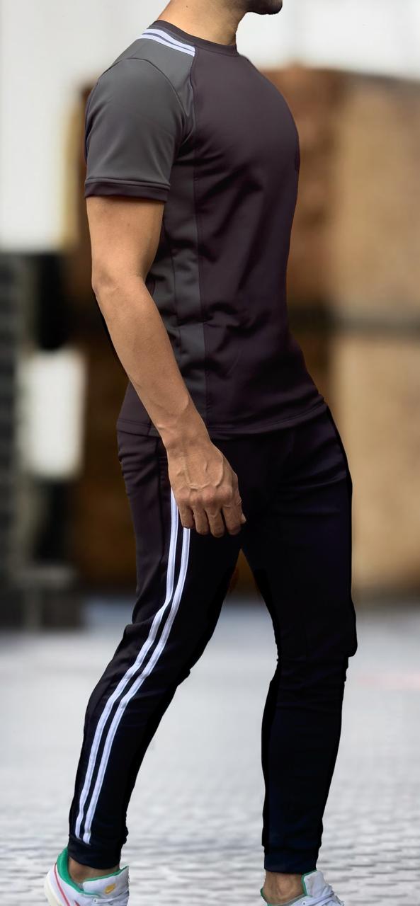 Conjunto deportivo Sudadera 2 rayas + Camiseta 