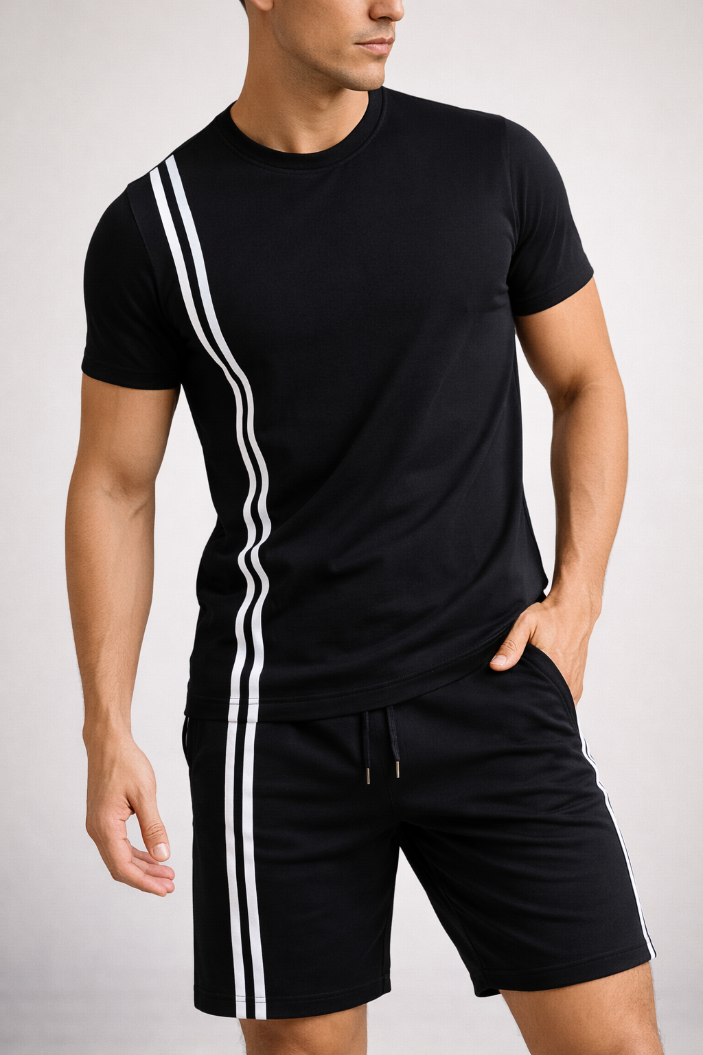 Conjunto Deportivo 2 rayas Slim fit 