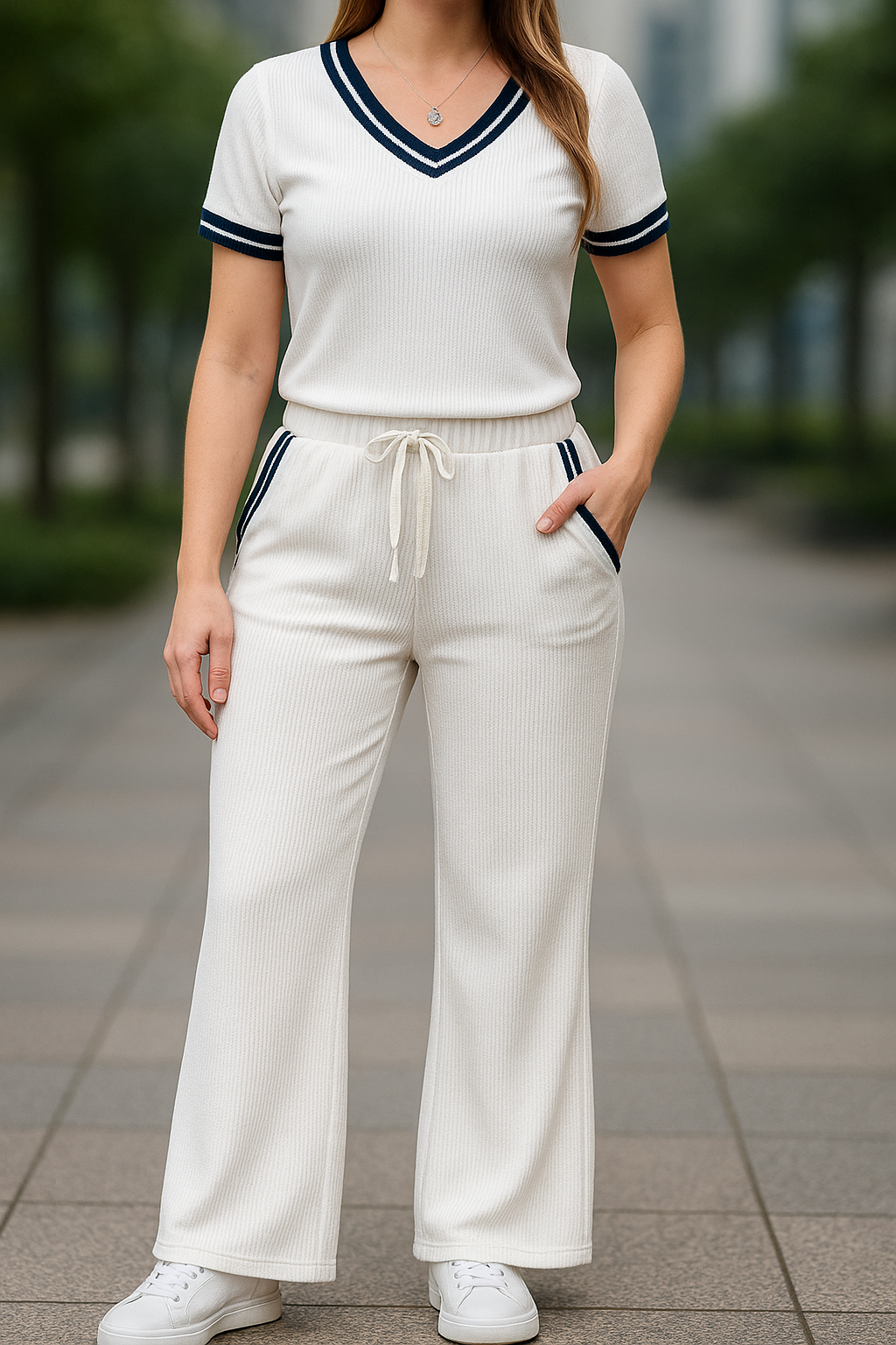 Conjunto Casual Dama con Tejido de alta calidad 