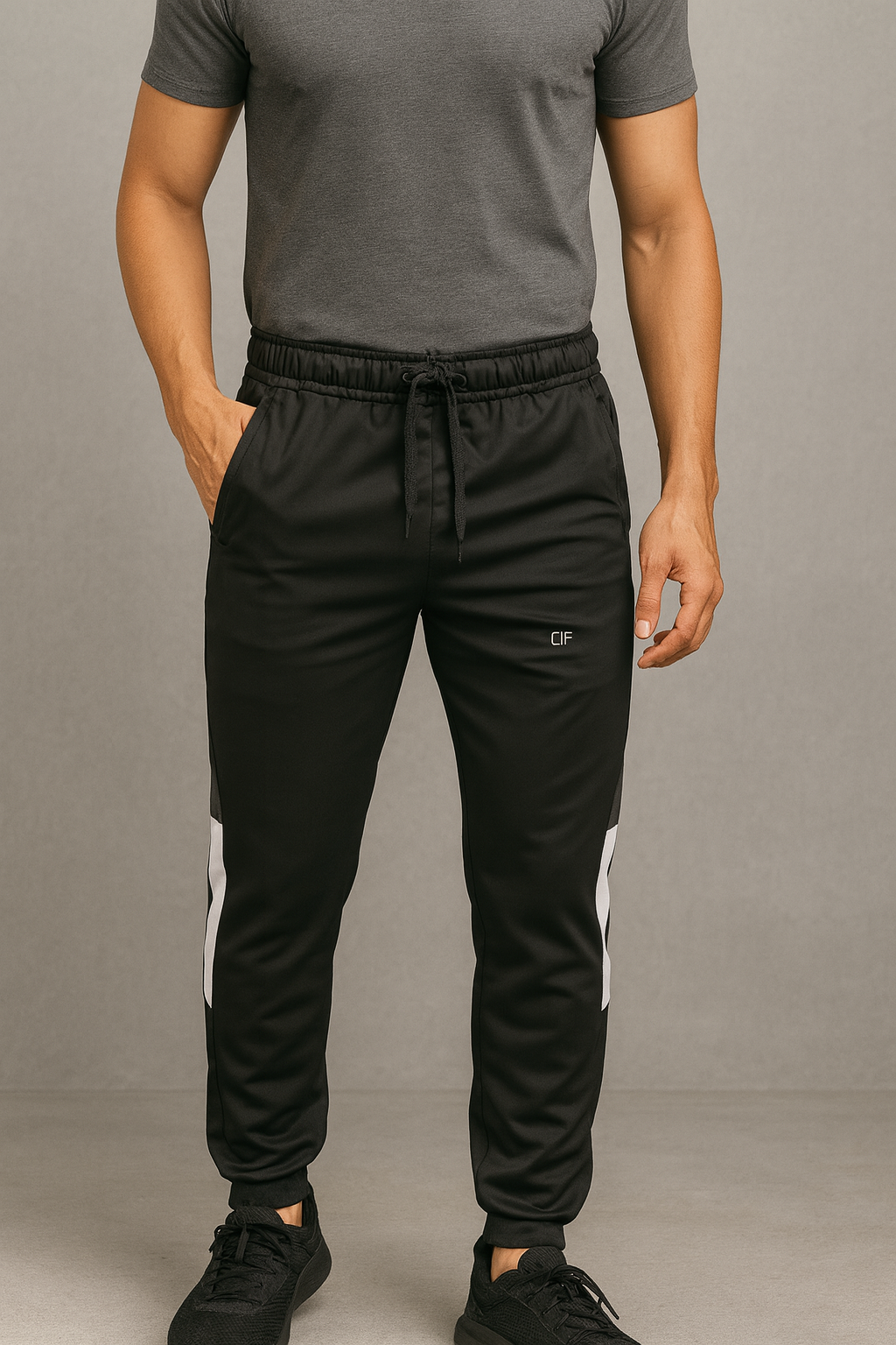 Sudadera deportiva Biline Negra Premium