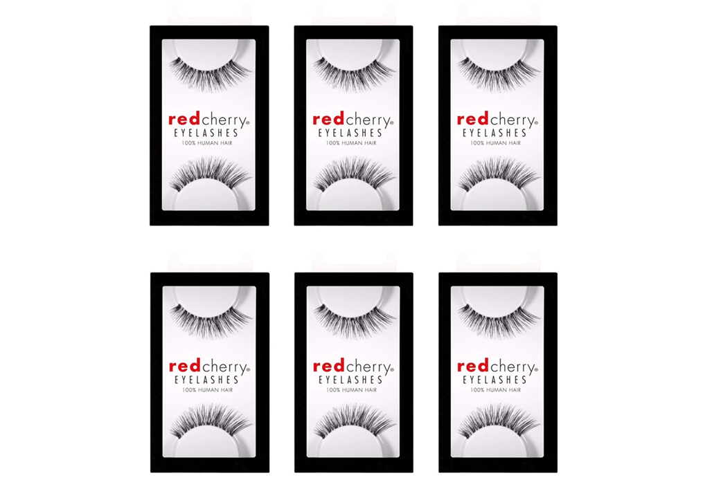 Red Cherry Eyelashes #Nude Onyx - 6 Paar | 6 Pairs