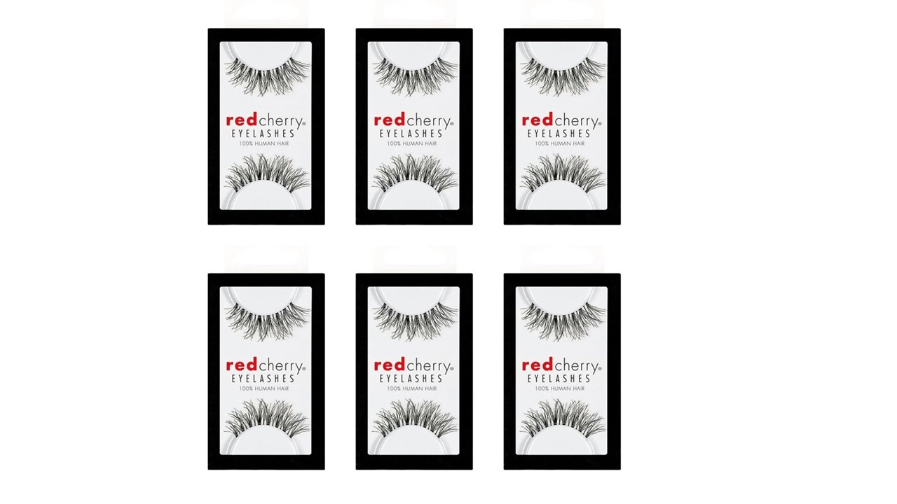 Red Cherry Lashes  #WSP - 6 Paar | 6 Pairs