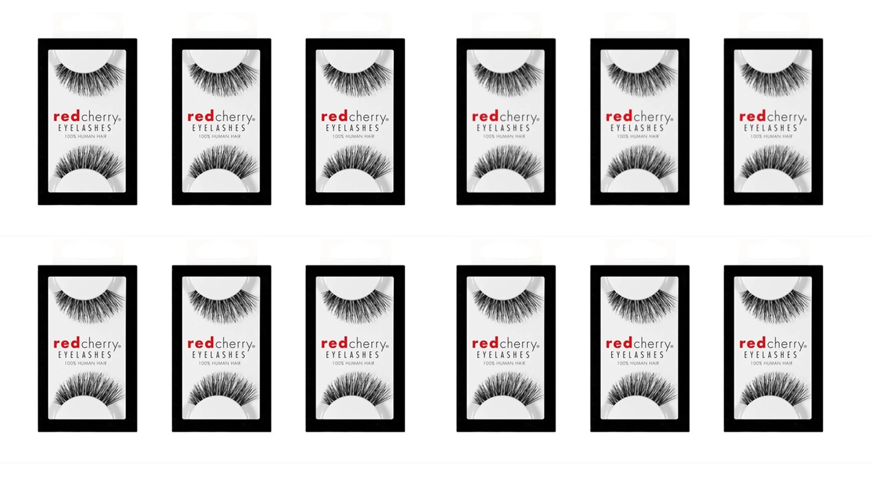 Red Cherry Lashes #43 - 12 Paar | 12 Pairs