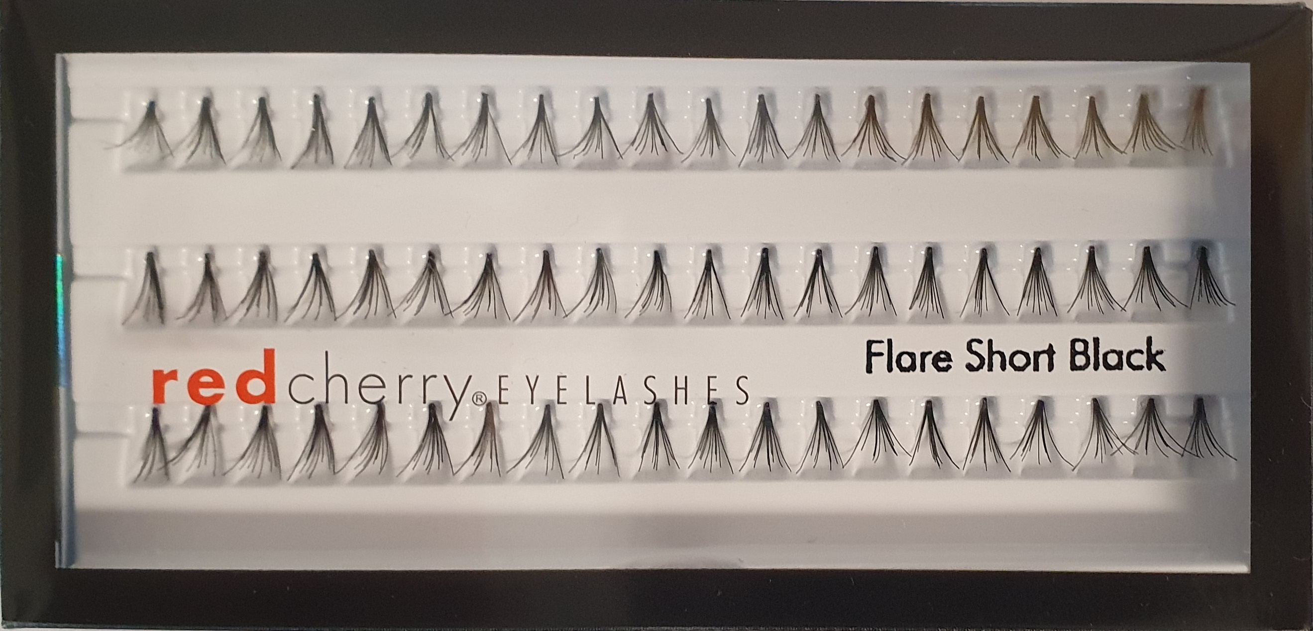 Red Cherry Lashes  #Flare Short - 12 Paar | 12 Pairs