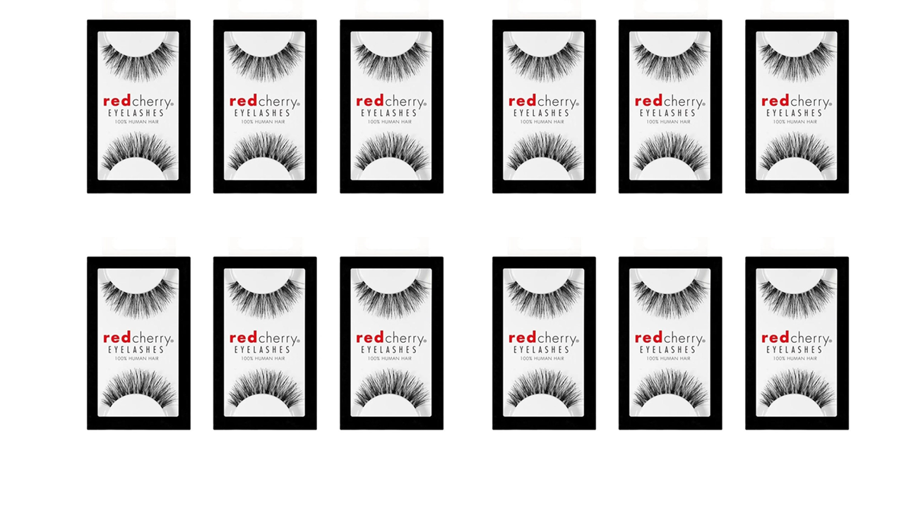 Red Cherry Lashes  #523 - 12 Paar | 12 Pairs