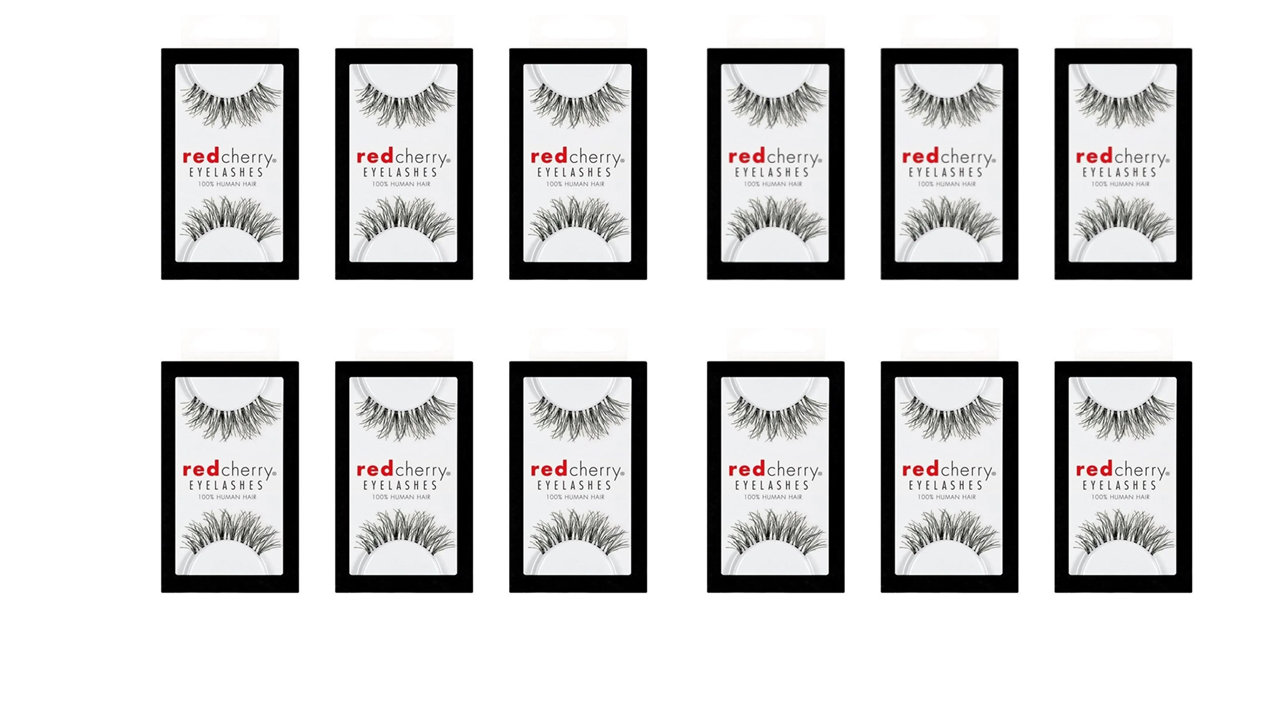 Red Cherry Lashes #WSP - 12 Paar | 12 Pairs