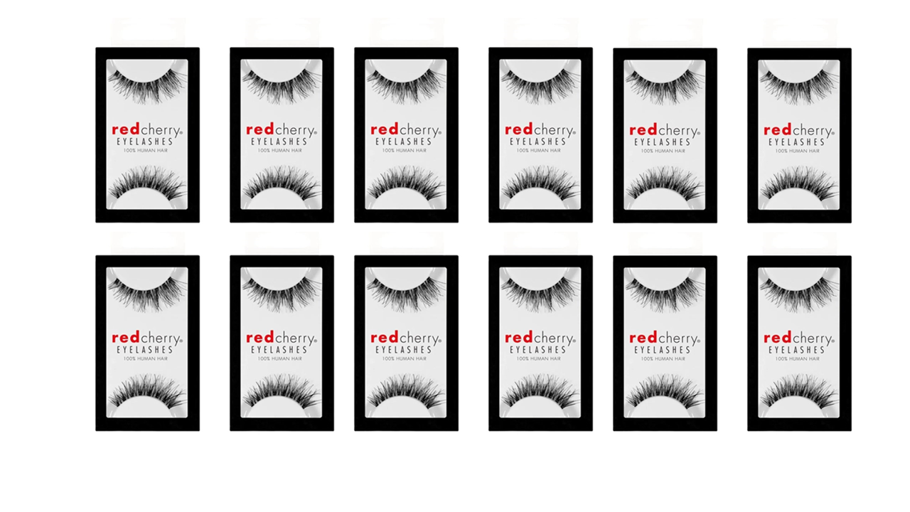Red Cherry Lashes  #DW - 12 Paar | 12 Pairs
