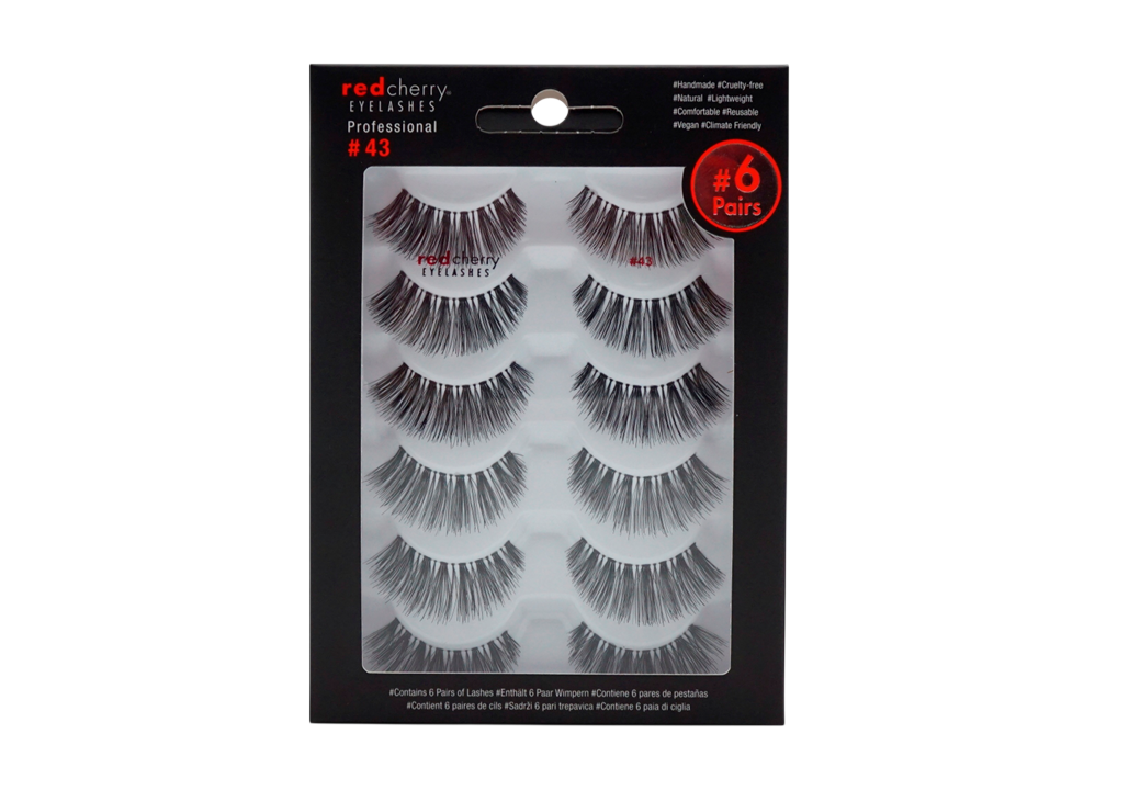 Red Cherry Lashes #43 – Multipack 6 Paar | 6 Pairs 