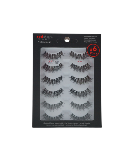 Red Cherry Lashes # DW - Demi Wispies – Multipack 6 Paar | 6 Pairs 