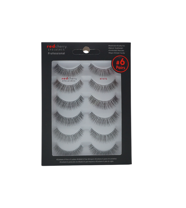 Red Cherry Lashes #747s – Multipack 6 Paar | 6 Pairs