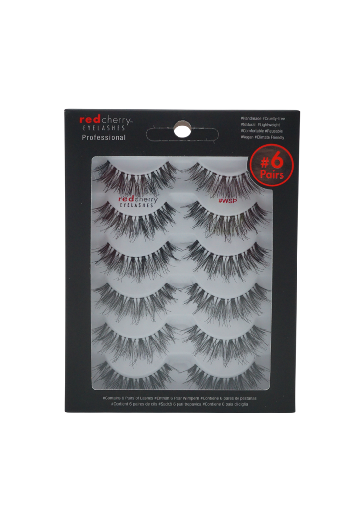 Red Cherry Lashes # WSP - Wispies – Multipack 6 Paar | 6 Pairs 