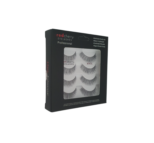 Red Cherry Eyelashes #747S -4 Paar | 4 Pairs