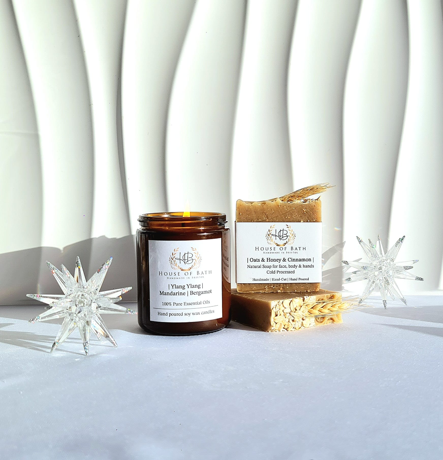 Candle & Soap Christmas Gift Box