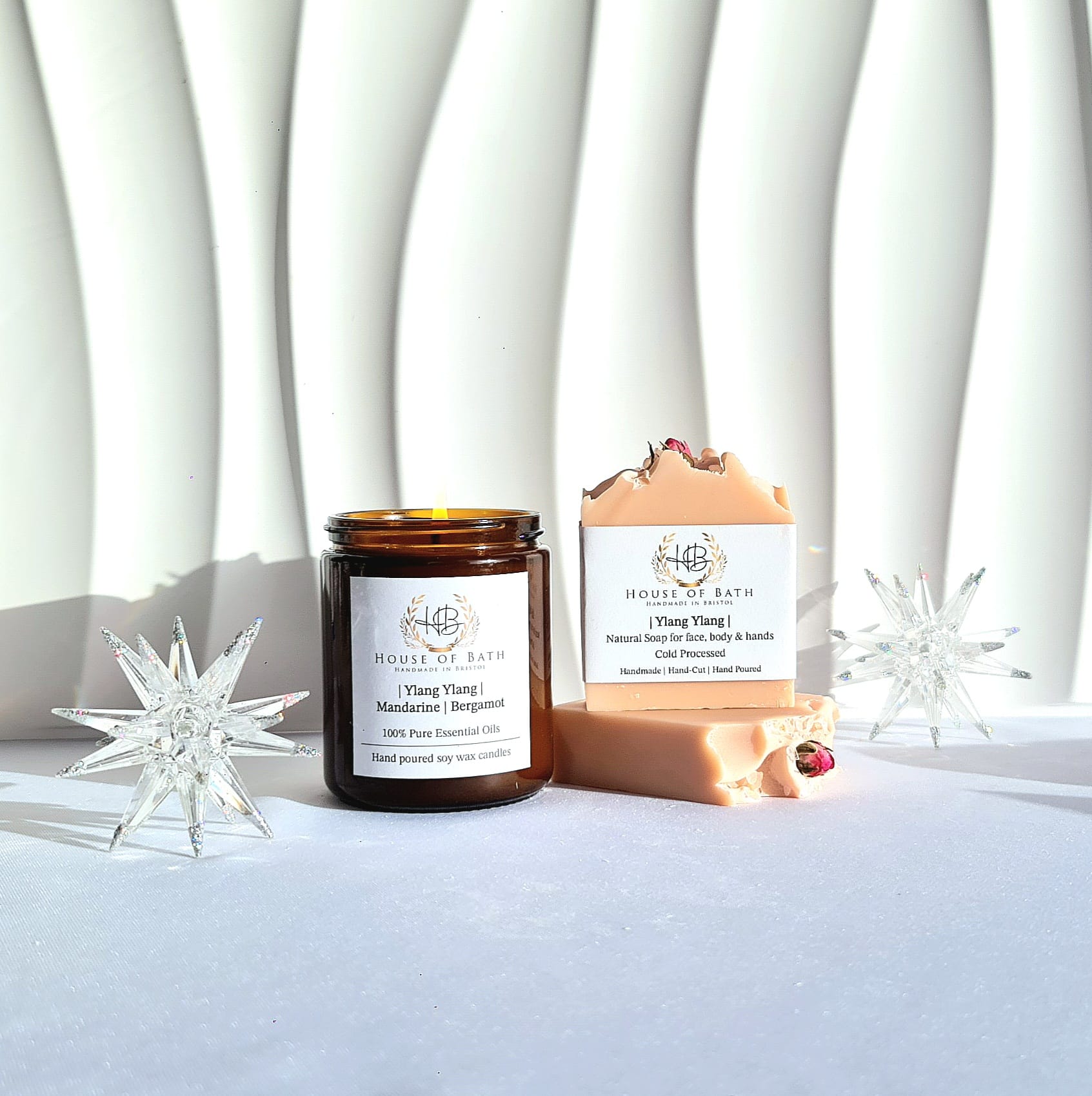 Candle & Soap Christmas Gift Box