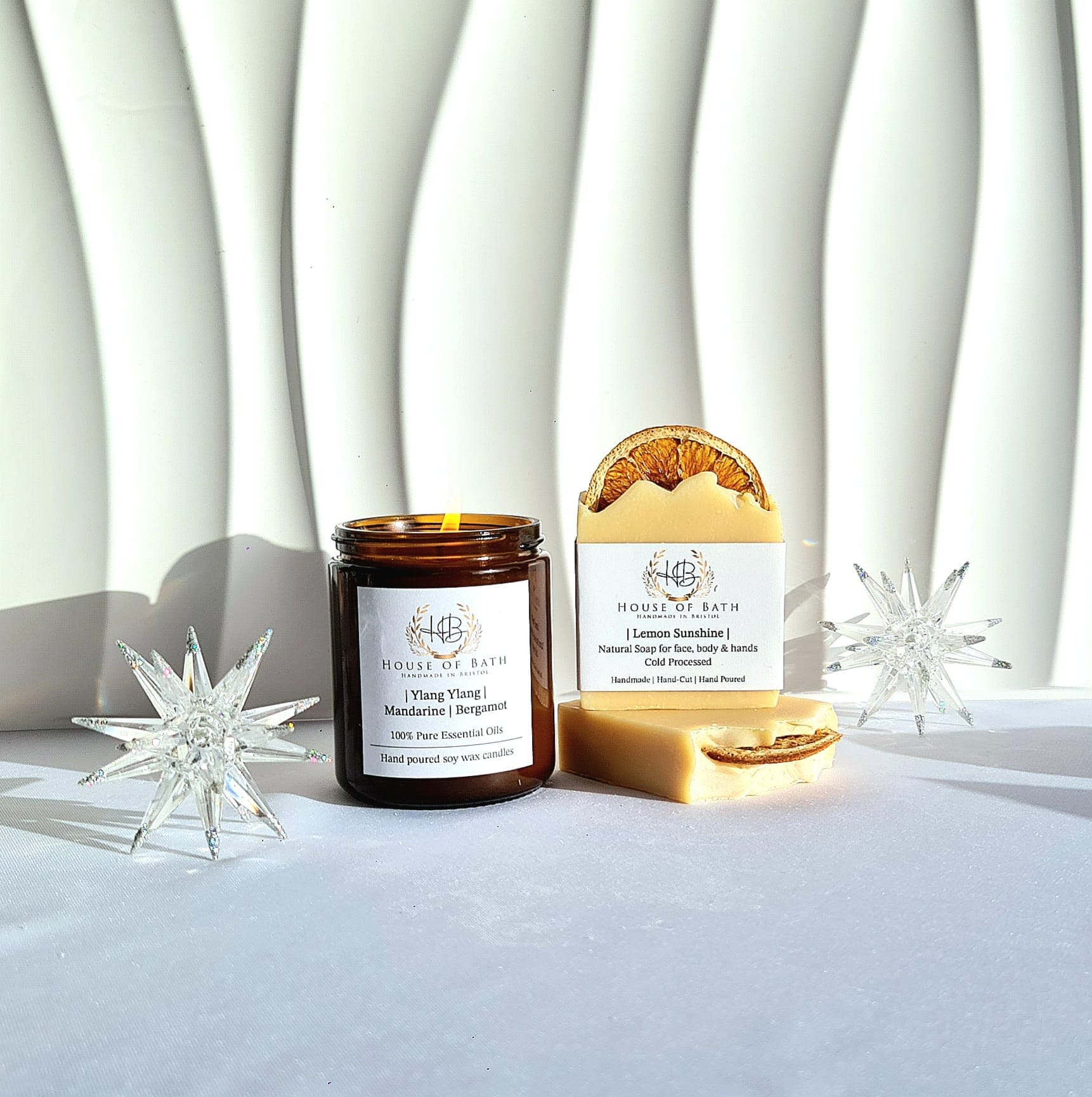 Candle & Soap Christmas Gift Box