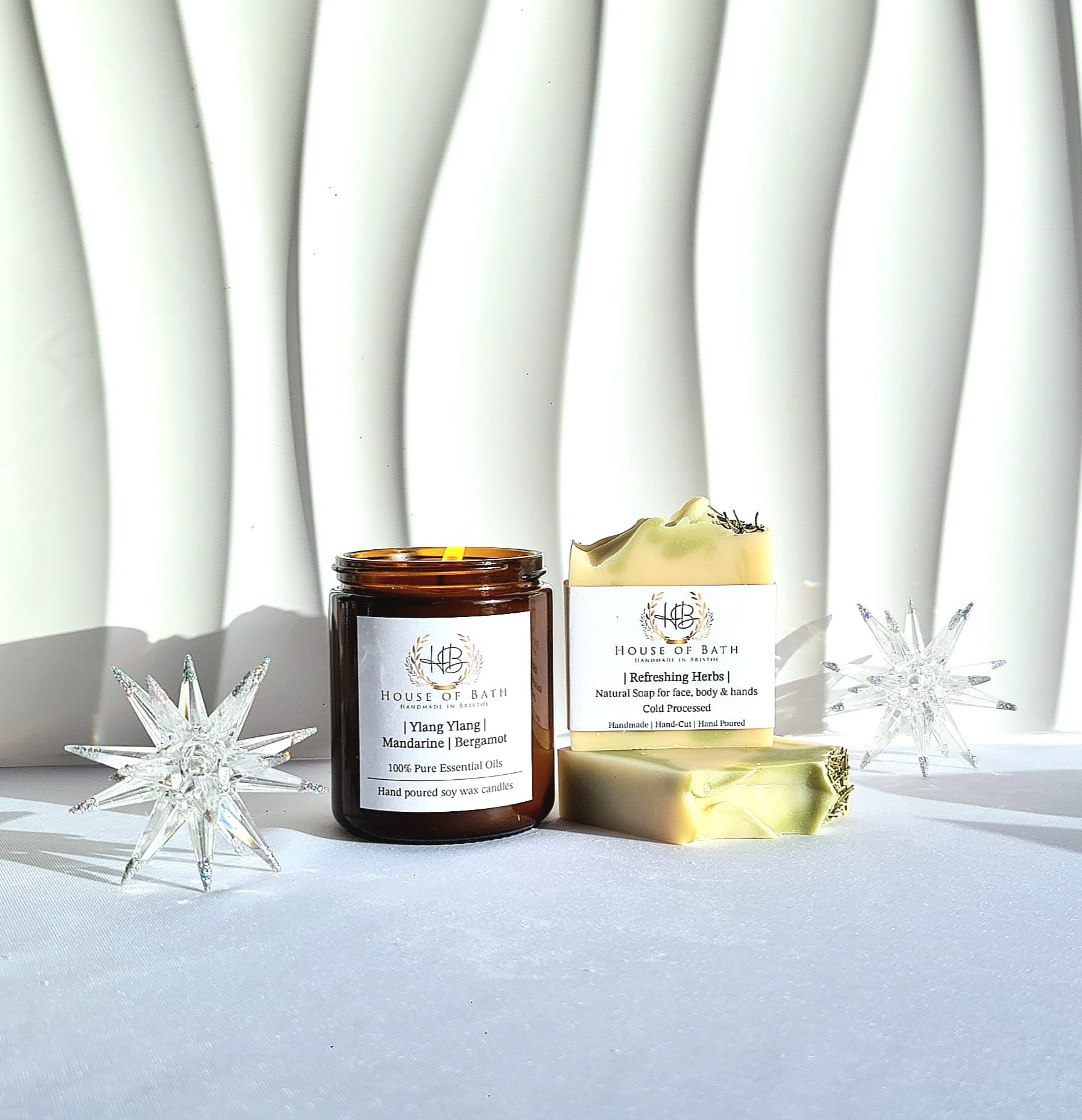 Candle & Soap Christmas Gift Box