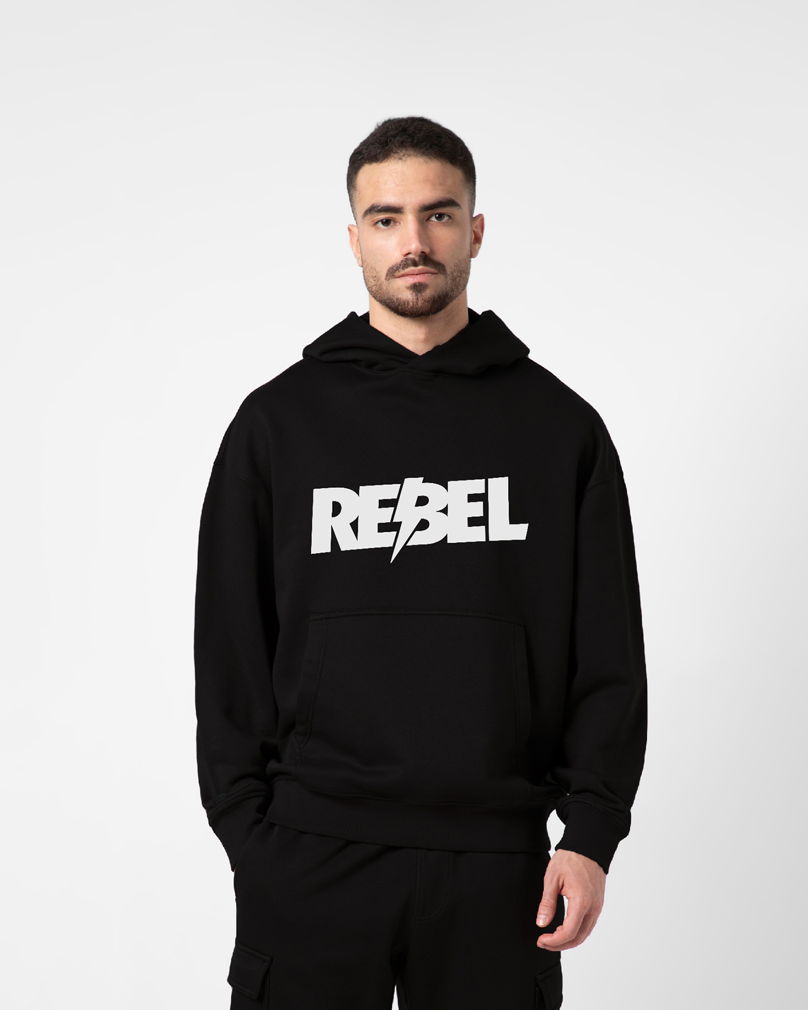 REBEL Stylish Hooded Sweatshirt