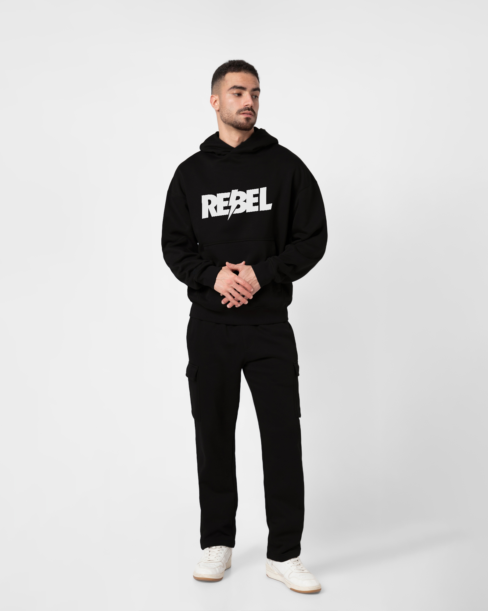 REBEL Stylish Hooded Sweatshirt