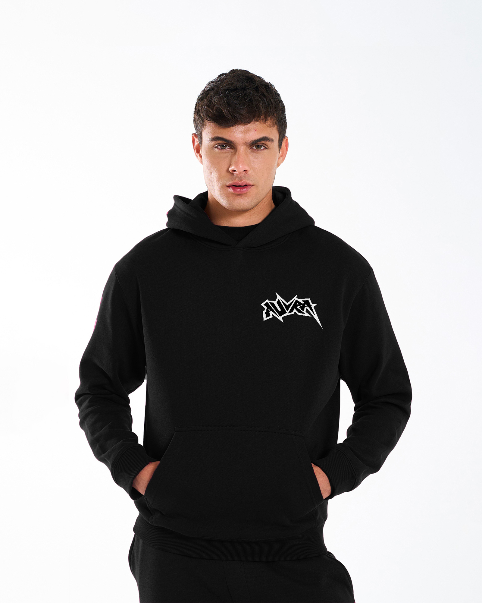 AuVra Sleek Black Hoodie