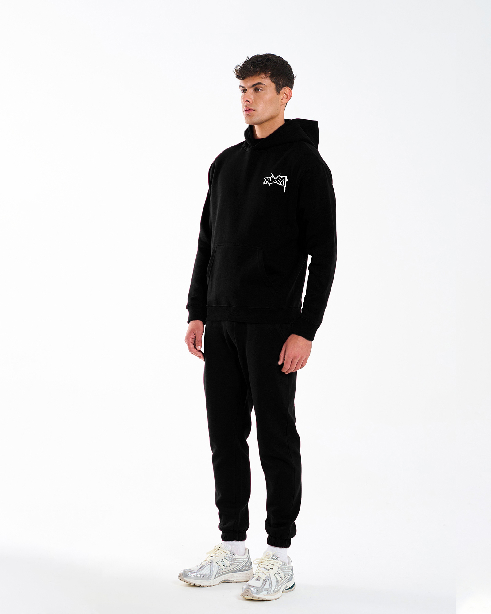 AuVra Sleek Black Hoodie